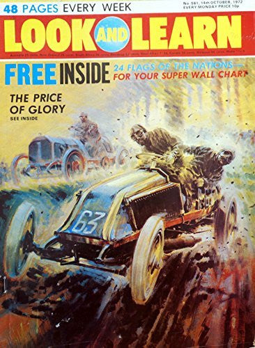 Vintage Look And Learn Weekly Comic Magazine - The Price Of Glory - Action Packed With Fact And Fiction Issue Number 561 - 14th October 1972