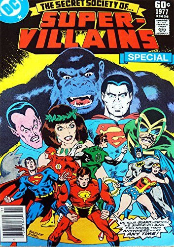 Vintage DC Comics The Secret Society Of Super Villains Special Comic Volume 1 Issue Number 6