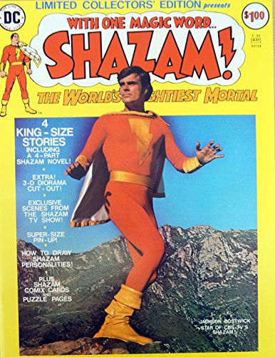 Vintage Very Rare DC Comics Limited Collectors Edition With One Magic Word... SHAZAM Large Comic Volume 4 No. C35 May 1975 - Ex Shop Stock [Unknown Binding]