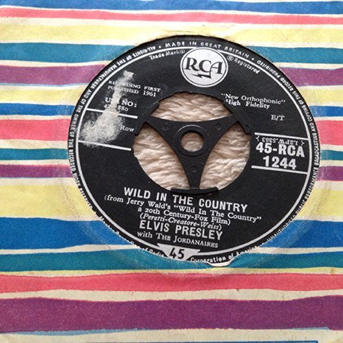 wild in the country / i feel so bad 45 rpm single