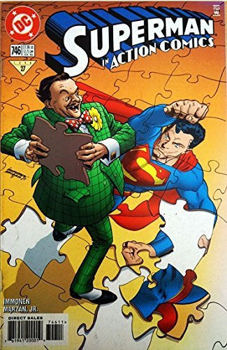 Vintage DC Comics Superman In Action Comics Issue Number 746 July 1998