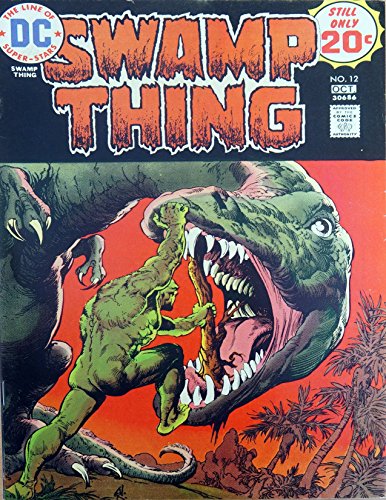 Vintage Very Rare DC Comics Swamp Thing - In The Eternity Man - Comic Issue No. 12 - October 1974 - Ex Shop Stock [Unknown Binding]