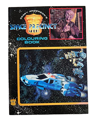 Vintage 1995 Gerry Andersons Space Precinct 2040 Colouring Book - Brand New Shop STock Room Find [Paperback] Grandreams and Gerry Anderson [Paperback] Grandreams and Gerry Anderson