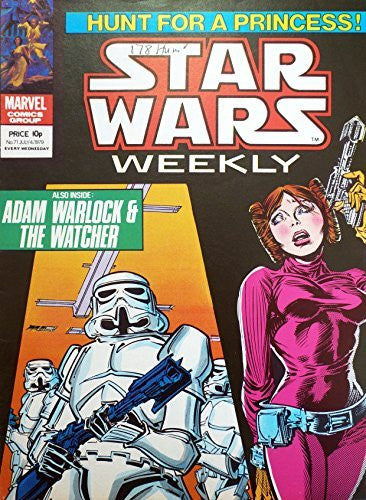 Star Wars Weekly,No 71, July 1979, Marvel Comics,Space Fantasy