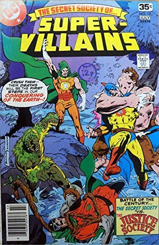 Vintage DC Comics The Secret Society Of Super Villains Comic Issue Number 15