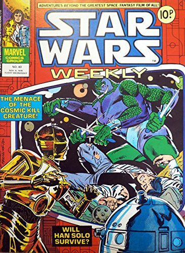 Vintage Star Wars Weekly Comic Issue Number 40