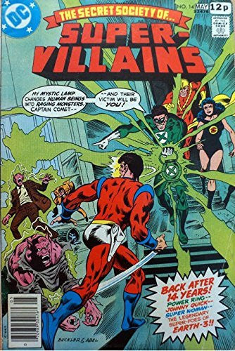 Vintage DC Comics The Secret Society Of Super Villains Comic Issue Number 14