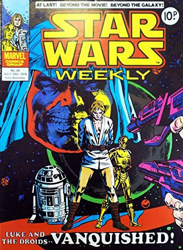 Star Wars Weekly,No 24, 1978, Marvel Comics,Space Fantasy