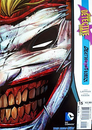 Batman : Detective Comics # 15 (2012) - Joker Die Cut Cover Variant - Death of the Family - DC Comic Book
