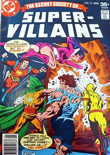 Vintage DC Comics The Secret Society Of Super Villains Comic Issue Number 12