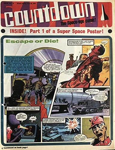 Vintage Ultra Rare Countdown The Space Age Comic Magazine Issue No. 19 June 26th 1971 [Comic] Polystyle Publication [Comic] Polystyle Publication