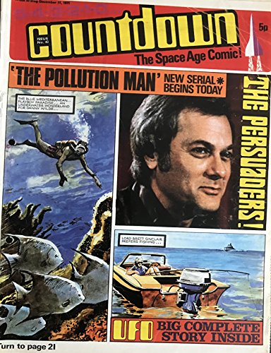 Vintage Ultra Rare Countdown The Space Age Comic Magazine Issue No. 43 December 11th 1971 [Comic] Polystyle Publication [Comic] Polystyle Publication