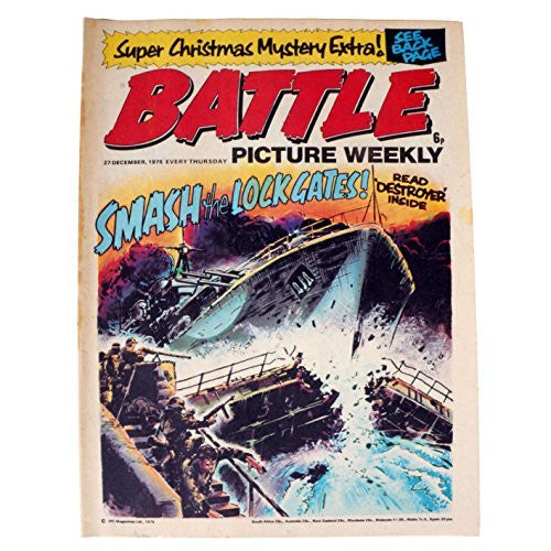 Vintage Battle Picture Weekly Boys Comic Every Thursday 27th December 1975 By IPC Magazines Ltd