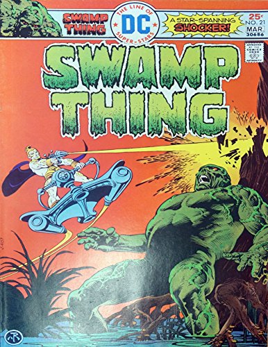 Vintage Very Rare DC Comics Swamp Thing - In Requiem - Comic Issue No. 21 - March 1976 - Ex Shop Stock [Unknown Binding]