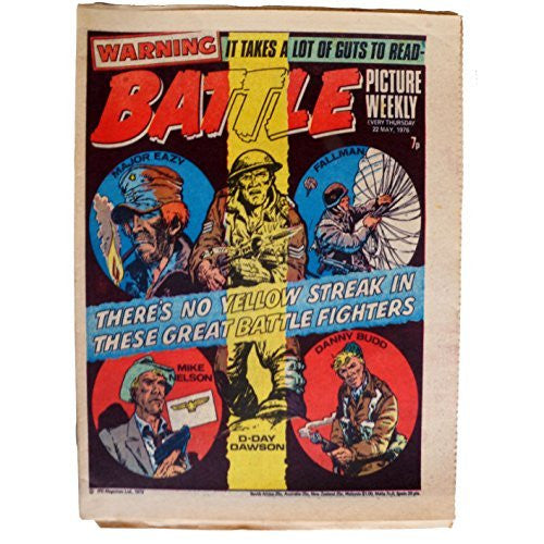 Vintage Battle Picture Weekly Boys Comic Every Thursday 22 May 1976 By IPC Magazines Ltd