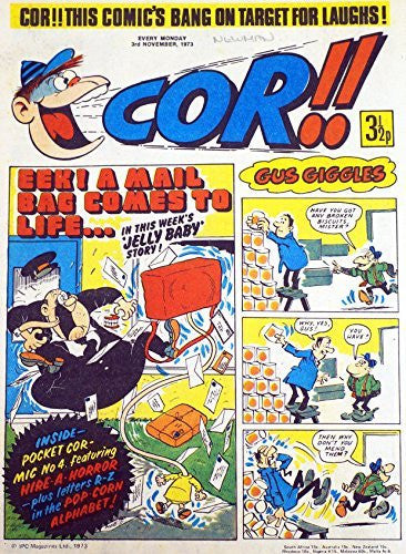 Cor Vintage Cor!! Weekly Boys And Girls Comic from 3rd November 1973