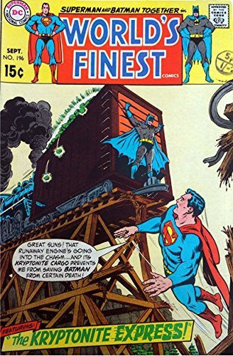 Vintage DC Comics World Finest Comics Issue Number 196