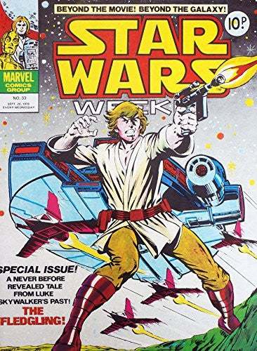 Star Wars Weekly,No 33, September 1978, Marvel Comics,Space Fantasy