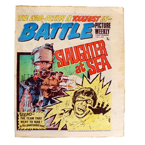 Vintage Battle Picture Weekly Boys Comic Every Thursday 1st May 1976 By IPC Magazines Ltd