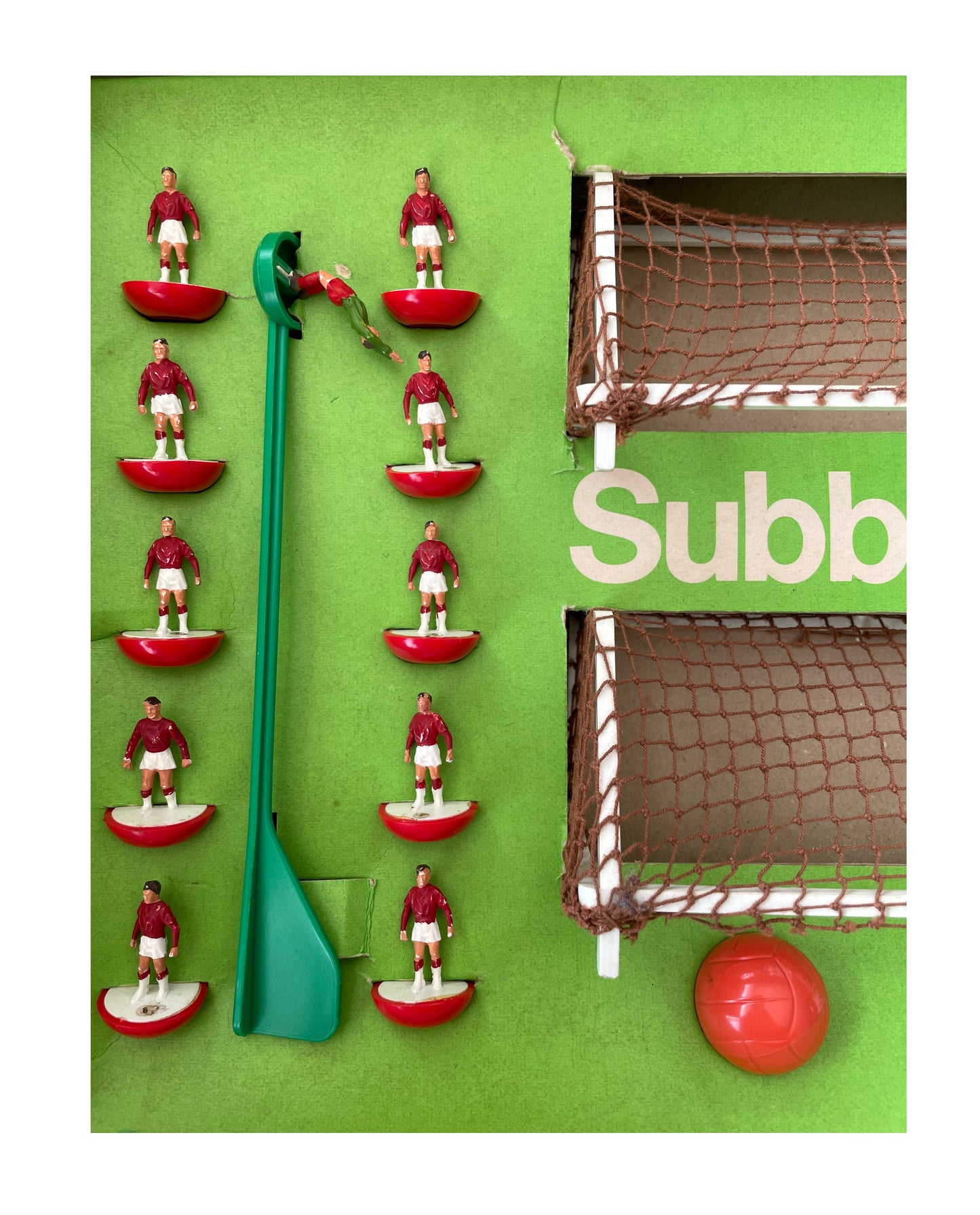 Vintage 1970 Subbuteo Table Soccer Continental Display Edition 100% Complete In The Original Box