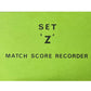 Vintage 1970's Subbuteo Table Soccer Football Game Match Score Recorder Board Set Z Complete With Team Names - Continental Equipment Edition - Fantastic Condition In The Original Box