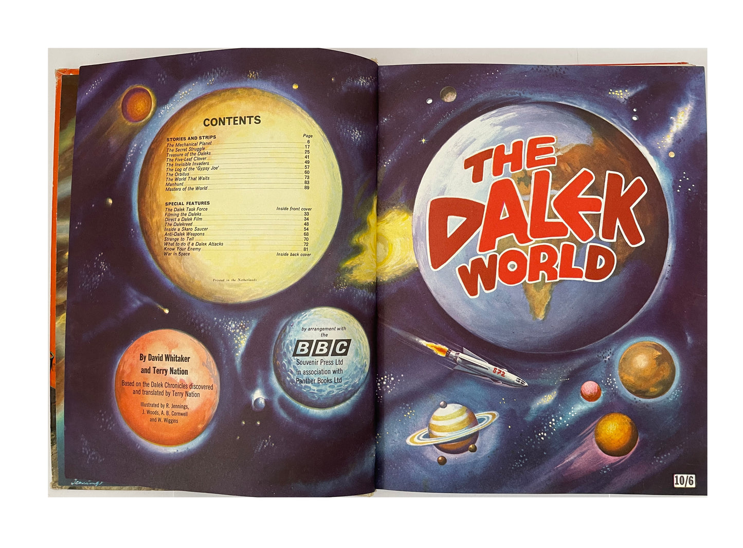 Vintage Terry Nations The Dalek World Book Annual 1966