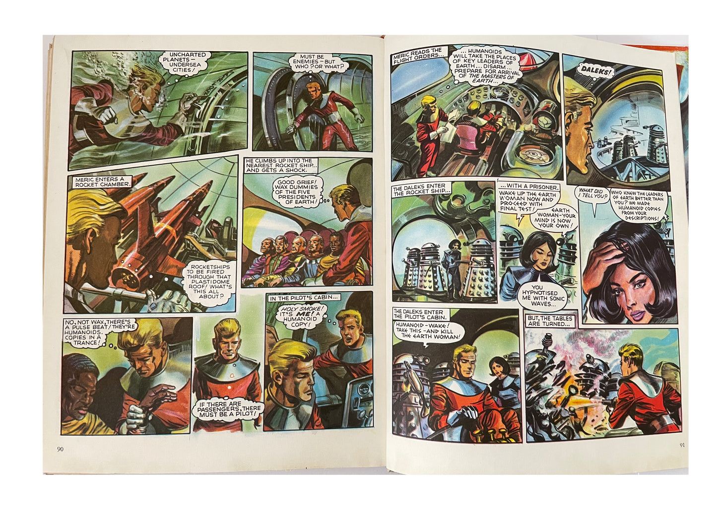 Vintage Terry Nations The Dalek World Book Annual 1966