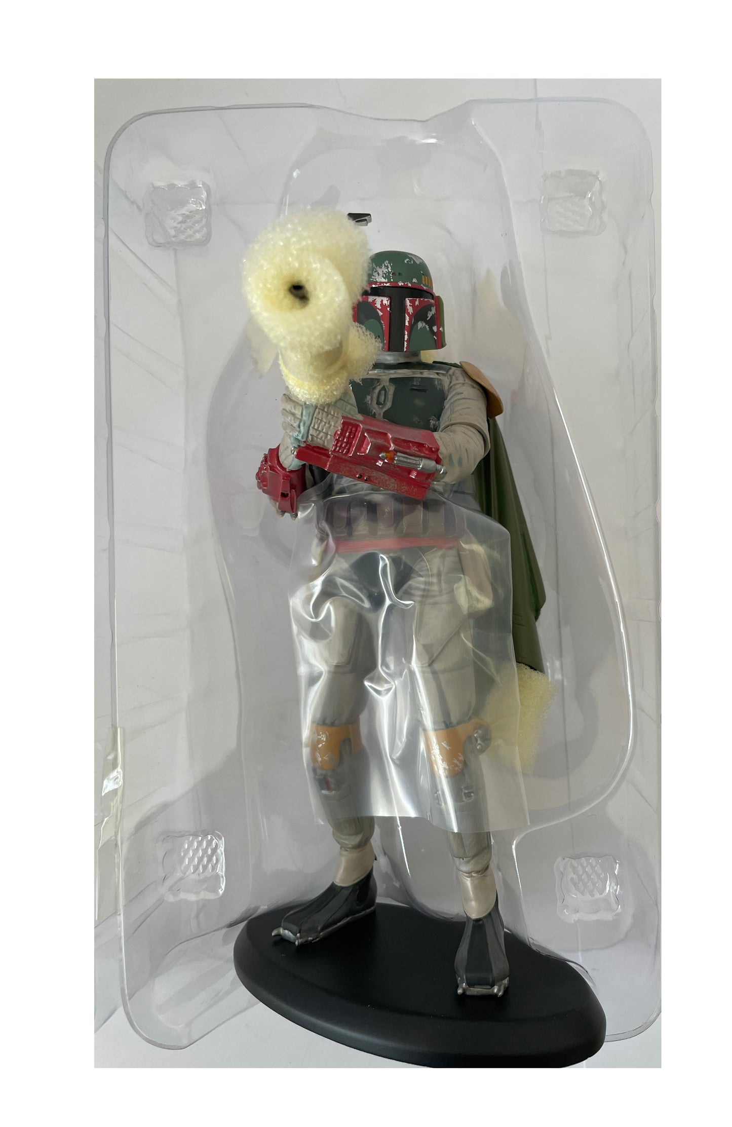 Vintage 2015 Star The Original Trilogy Wars Boba Fett 8 Inch Figurine - Highly Detailed Metal Cast Figure