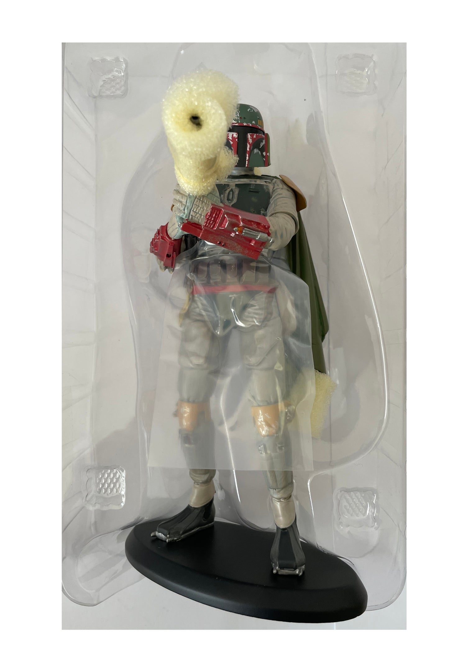 Vintage 2015 Star The Original Trilogy Wars Boba Fett 8 Inch Figurine - Highly Detailed Metal Cast Figure