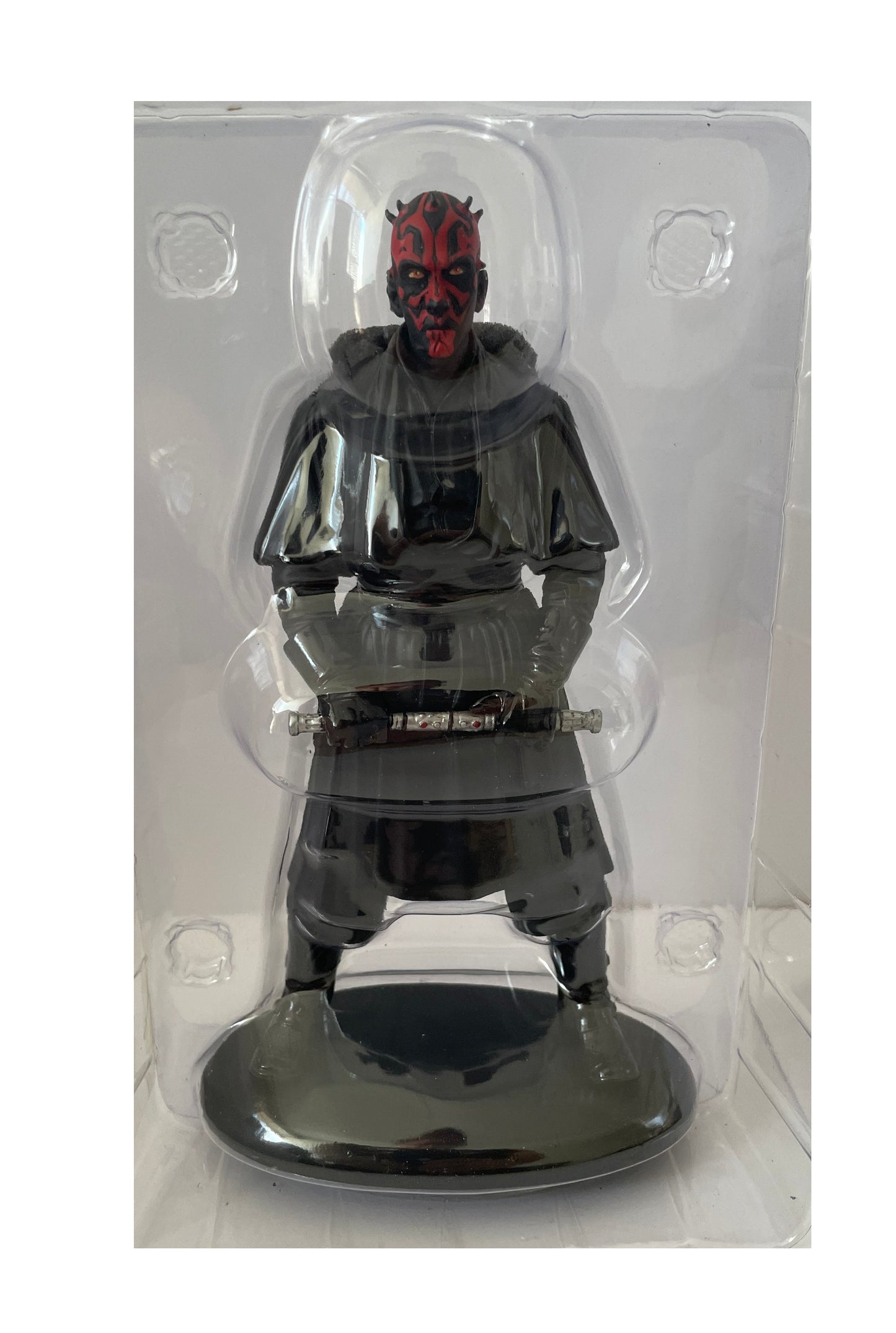 Vintage 2015 Star Wars The Phantom Menace Darth Maul 8 Inch Figurine - Highly Detailed Metal Cast Figure