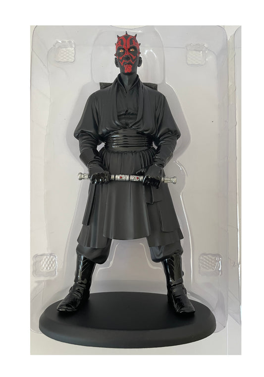 Vintage 2015 Star Wars The Phantom Menace Darth Maul 8 Inch Figurine - Highly Detailed Metal Cast Figure