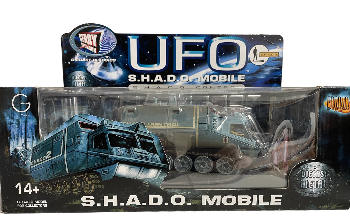 Vintage Product Enterprise 2005 Gerry Anderson's UFO SHADO Mobile - SHADO Control Diecast Replica Model Vehicle - Brand New Shop Stock Room Find