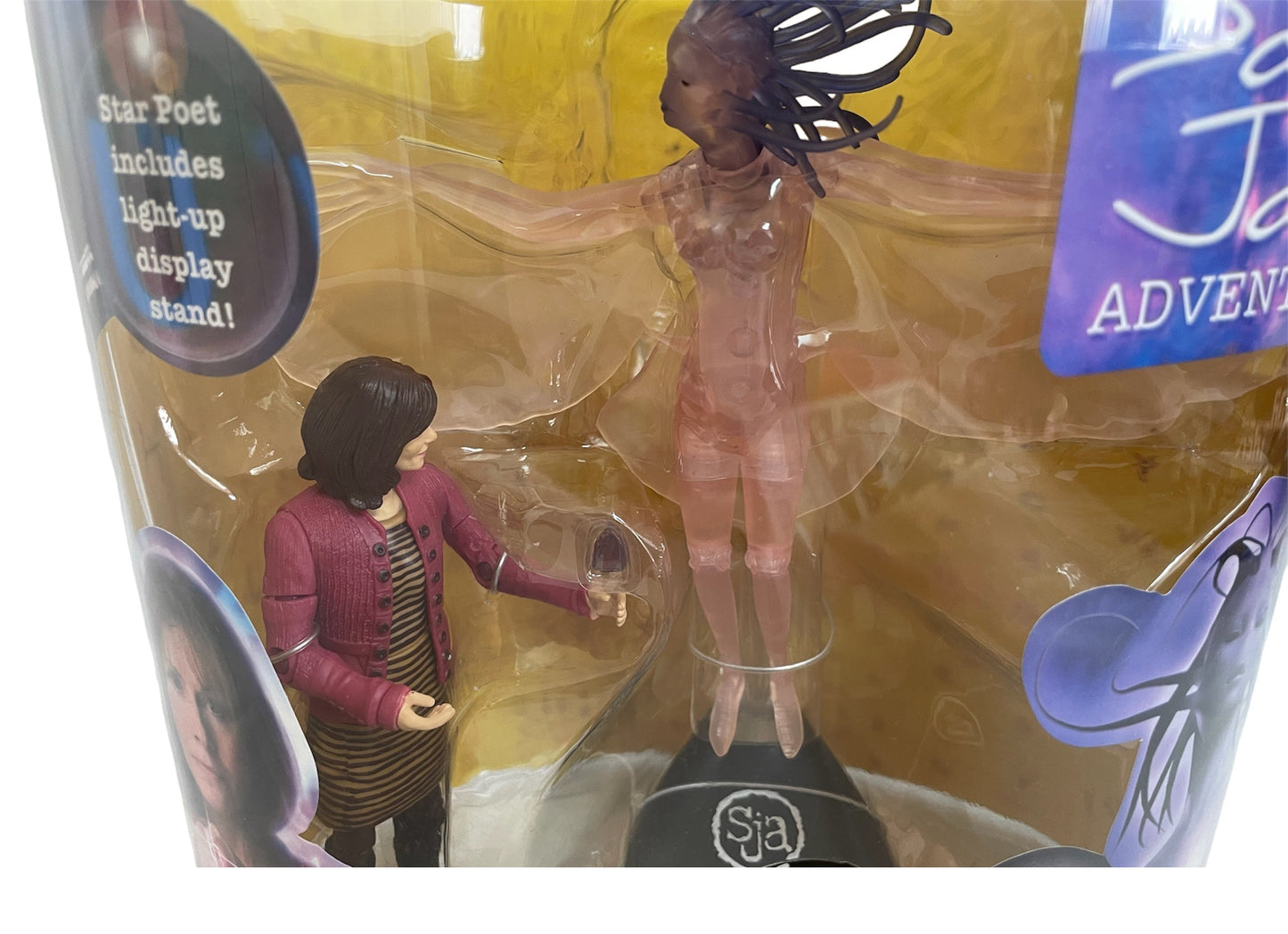 Vintage 2006 The Sarah Jane Adventures - Sarah Jane Smith & Star Poet With Light Up Stand Deluxe Action Figure Set