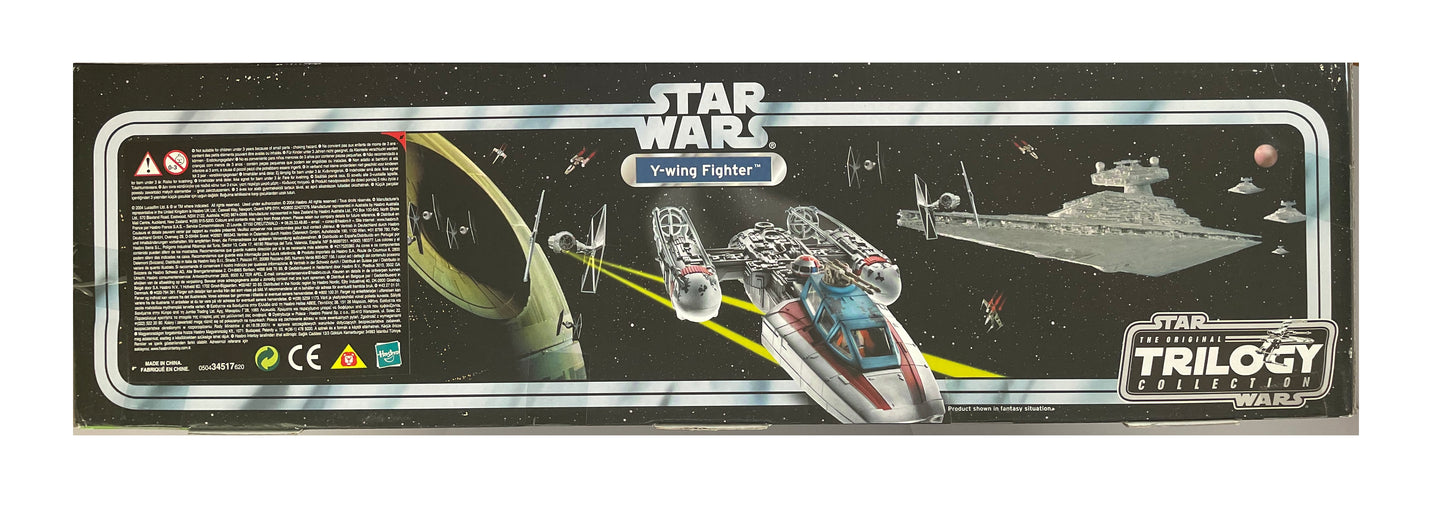 Vintage 2004 Star Wars The Original Trilogy Collection - Y-Wing Fighter Space Vehicle With Y-Wing Action Figure