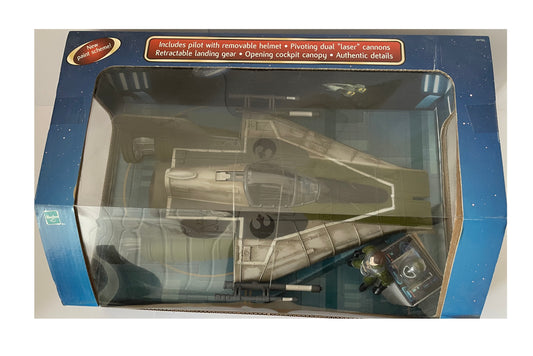 Vintage 2006 Star Wars The Saga Collection - Return Of The Jedi A-Wing Fighter Space Vehicle With Pilot Action Figure- Brand New Factory Sealed Shop Stock Room Find