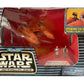 Vintage 1996 Star Wars Micro Machines Action Fleet Bespin Twin Cloud Car Vehicle with Mini Cloud Car Pilot & Lobot Action Figures