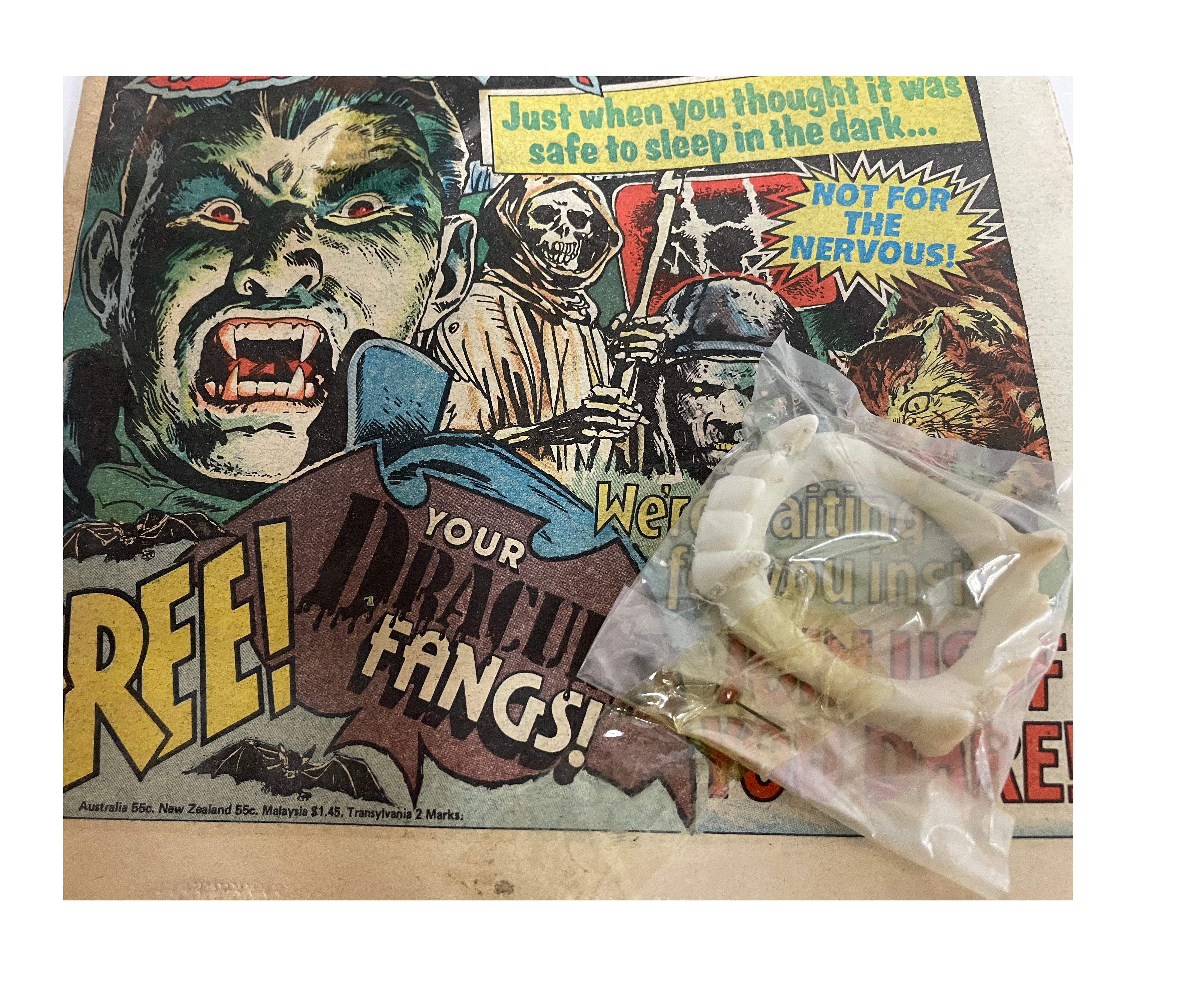 Vintage 1984 Scream Weekly Comic Horror Magazine Number 1