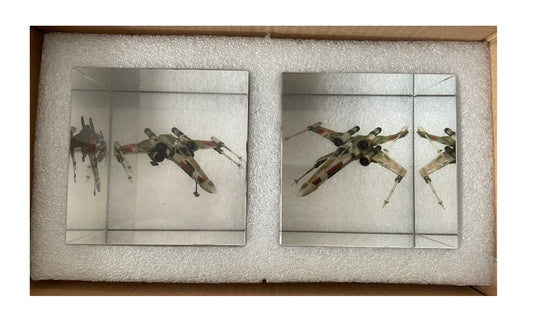 2020 Star The Saga Wars Luke Skywalkers Red 5 X-Wing Bookends Set - Shop Stock Room Find