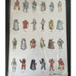 Vintage Doctor Dr Who Framed Display 1975 Weetabix Series I Full Set Of 24 Cards On Uncut Sheet - Signed by Gordan Archer The Artist - Mint Condition