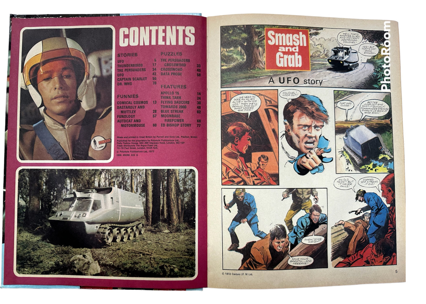 Vintage Countdown Annual For TV action 1973