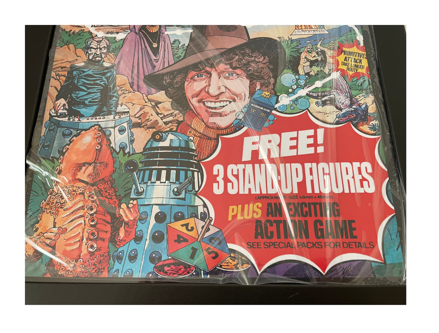 Vintage Doctor Dr Who Framed Display 1977 Weetabix Series II Advertising Poster - Signed by Gordan Archer The Artist - Mint Condition