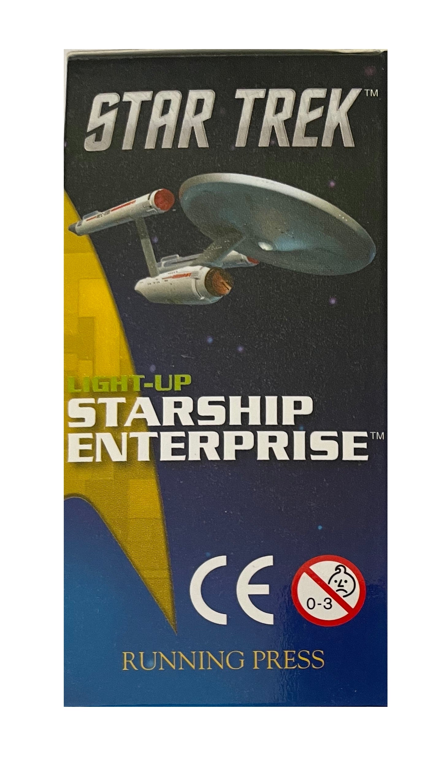 Star Trek Running Press The Original Series Light Up Starship Enterprise NCC-1701 Mega Mini Kit - Brand New Factory Sealed