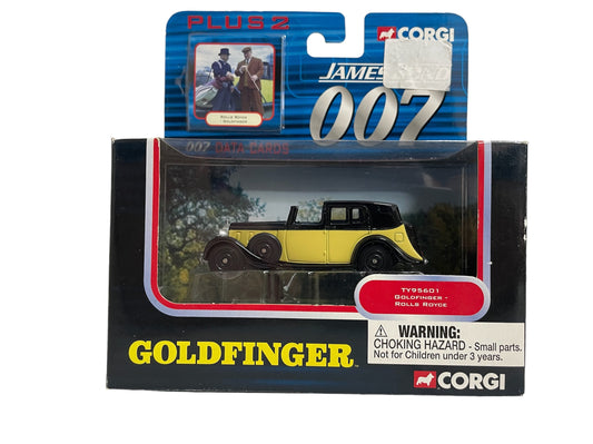 Vintage 2003 Corgi James Bond 007 Goldfinger -Rolls Royce 1:43 Scale Die-Cast Vehicle Replica Number TY95601
