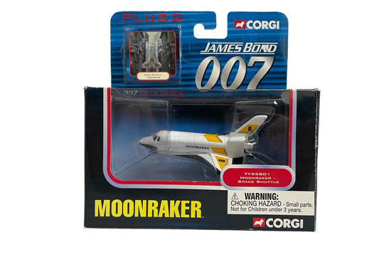 Vintage 2003 Corgi James Bond 007 Moonraker - Space Shuttle 1:43 Scale Die-Cast Vehicle Replica Number TY95801