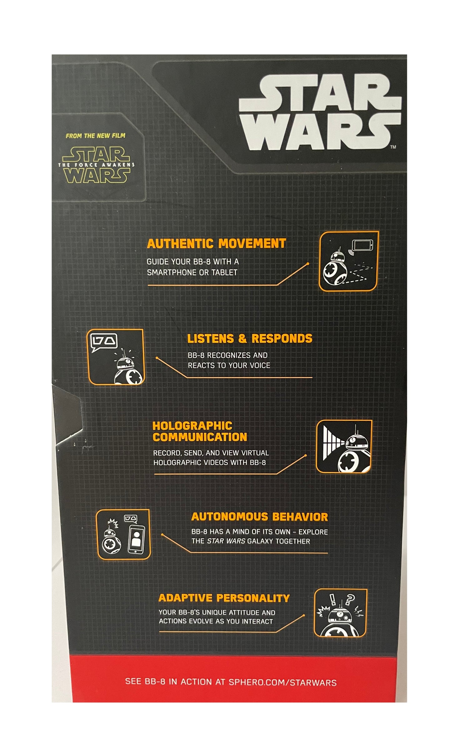 Sphero Star Wars 2015 The Force Awakens BB-8 App Enabled Droid With Bluetooth