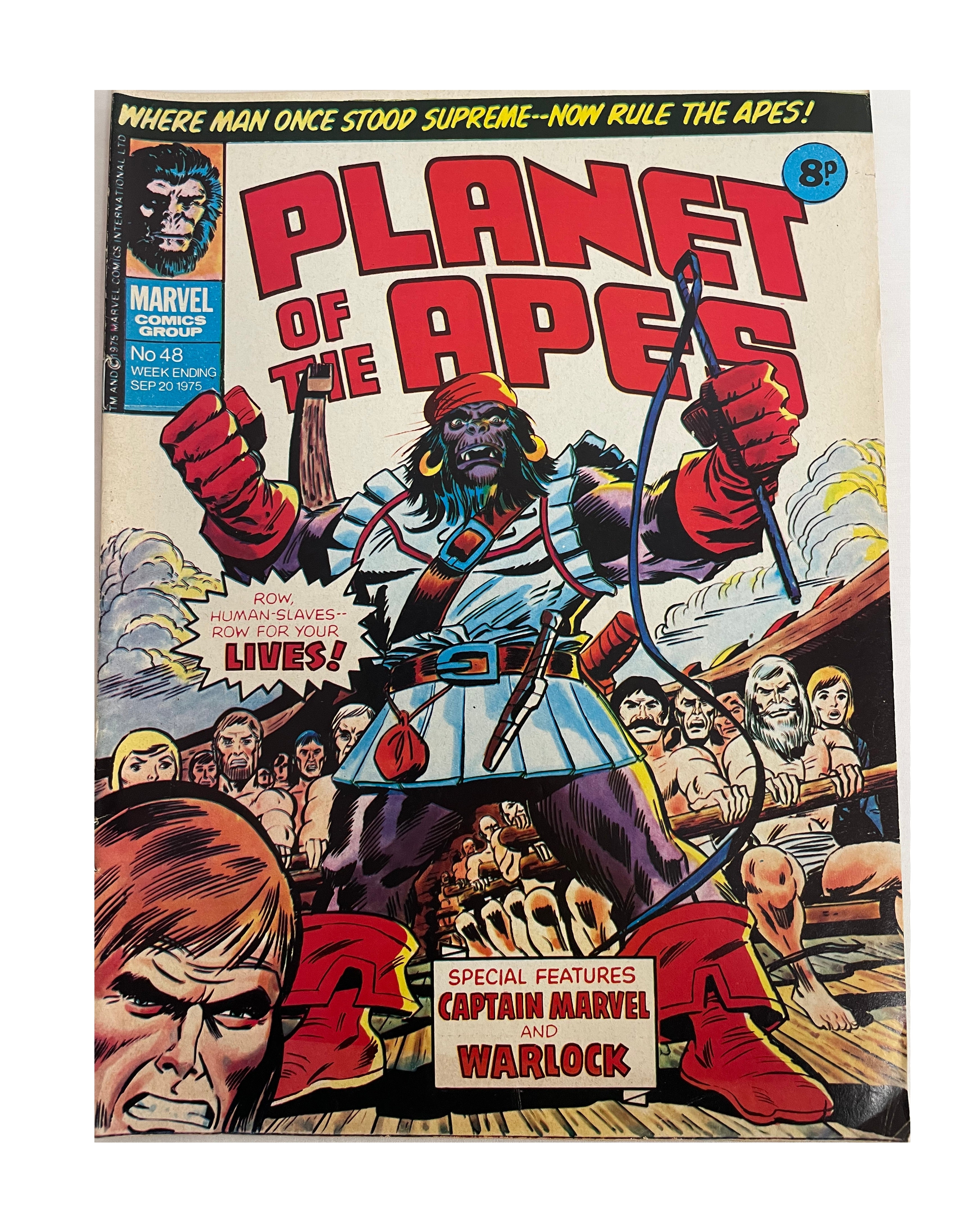 【Vintage】Planet of the Apes 　アメコミ　エイプ Vintage 1975 Marvels Comics - Planet Of The Apes Comic Issue No