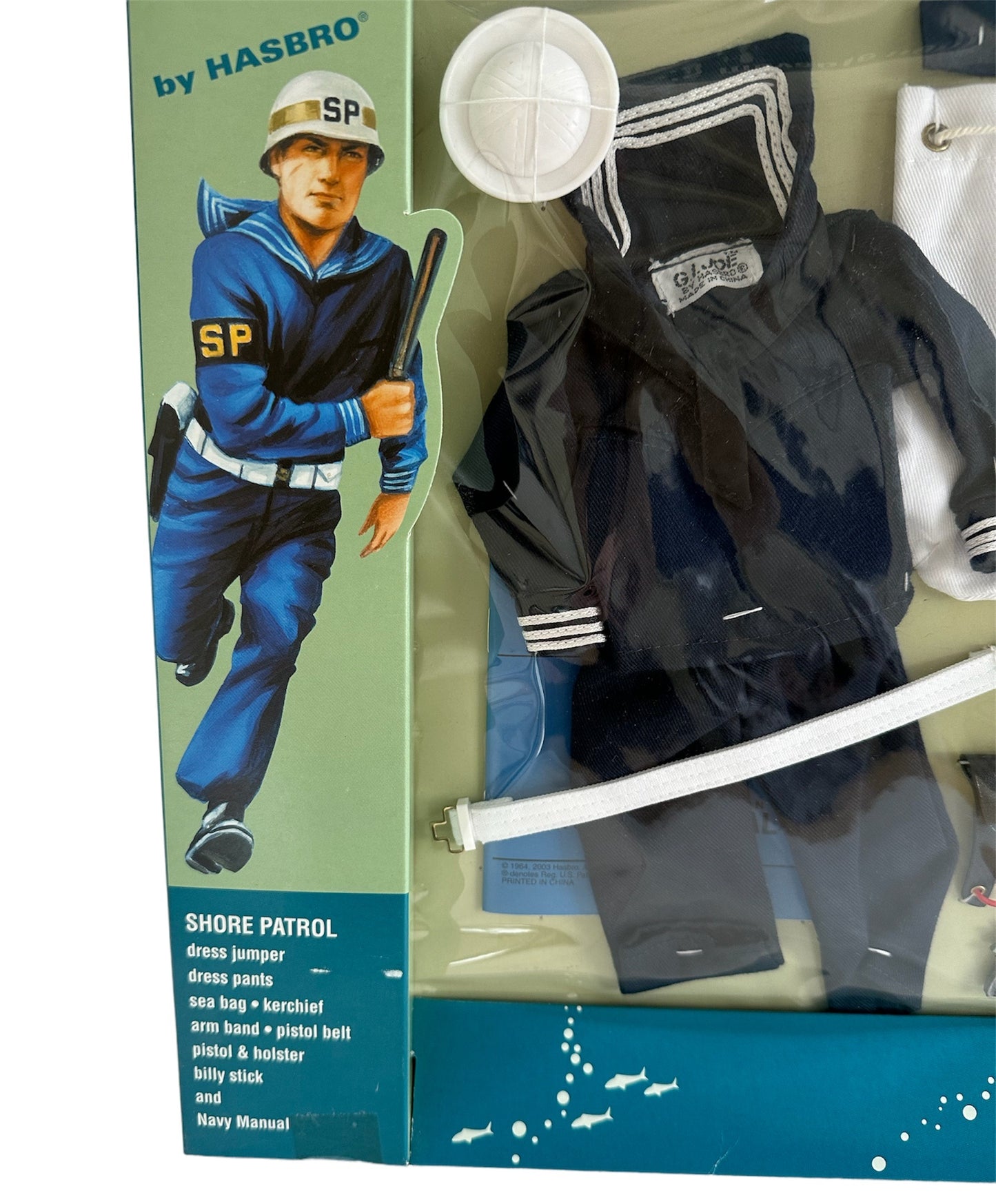Vintage GI Action Man Joe Sailor 40th Anniversary Edition - America's Movable Fighting Man - Shore Patrol Uniform Outfit And Accessories - Brand New Factory Sealed Shop Stock Room Find