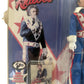 Vintage 2012 Evel Knievel 12-Inch Action Figure Americas Daredevil Dressed In Blue Jumpsuit & Complete With Cane & Mini Graphic Poster - Factory Sealed Shop Stock Room Find