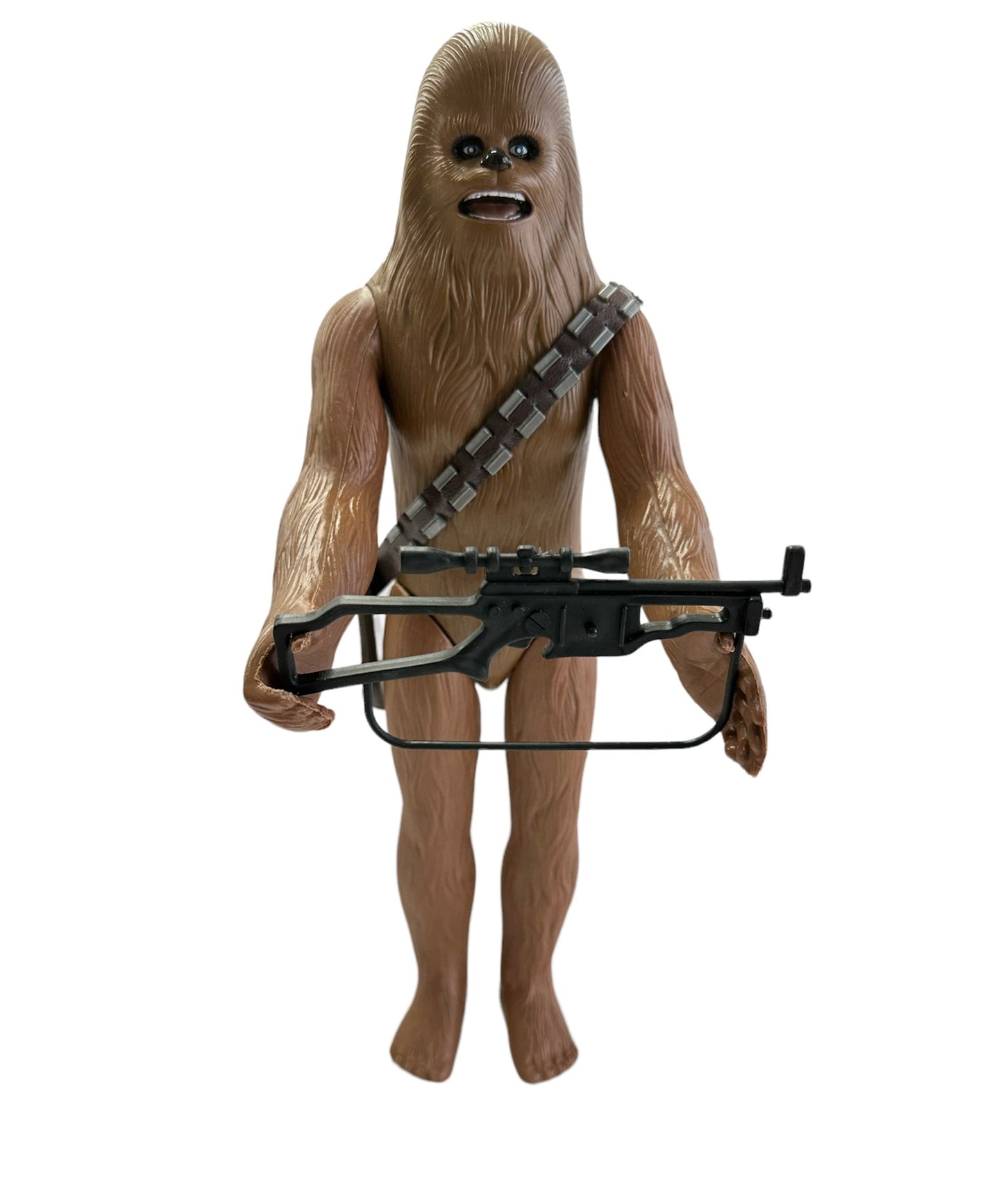 Vintage Denys Fisher 1977 Star A New Hope Wars Chewbacca Large Size Action Figure 15 Inch Tall Complete With Ammunition Belt And Cross Bow Laser Rifle - Very Good Condition In The Original Box