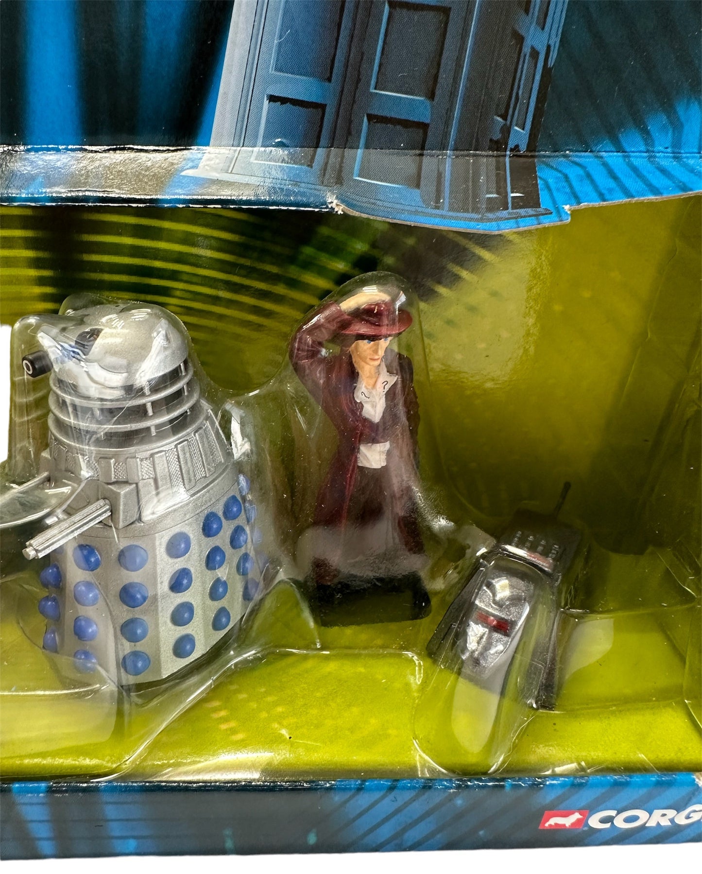 Vintage Corgi 2004 Doctor Dr Who - Bessie, Dalek, K9 & The 4Th Dr Four Piece Collectors Diecast Figures Box Set - Brand New Shop Stock Room Find